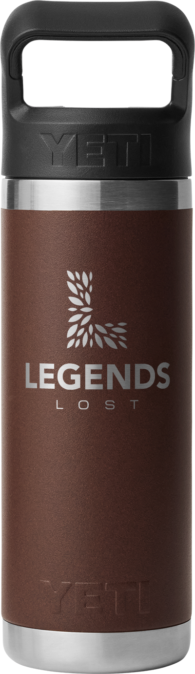 Legends Lost Yeti Rambler® 532 mL Water Bottle and Straw Cap